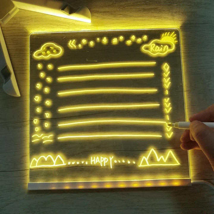 LED Night Light Board Square Wall Fixture