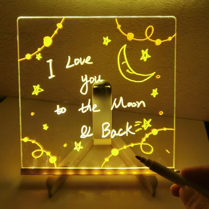 LED Night Light Board Square Wall Fixture