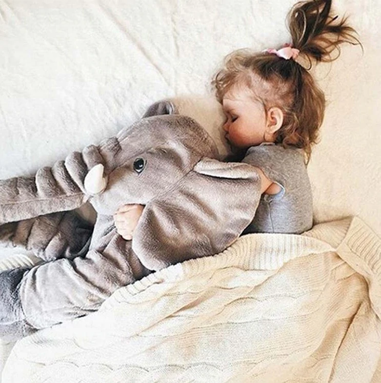 Elephant Baby Pillow Soft Cuddle Pillow