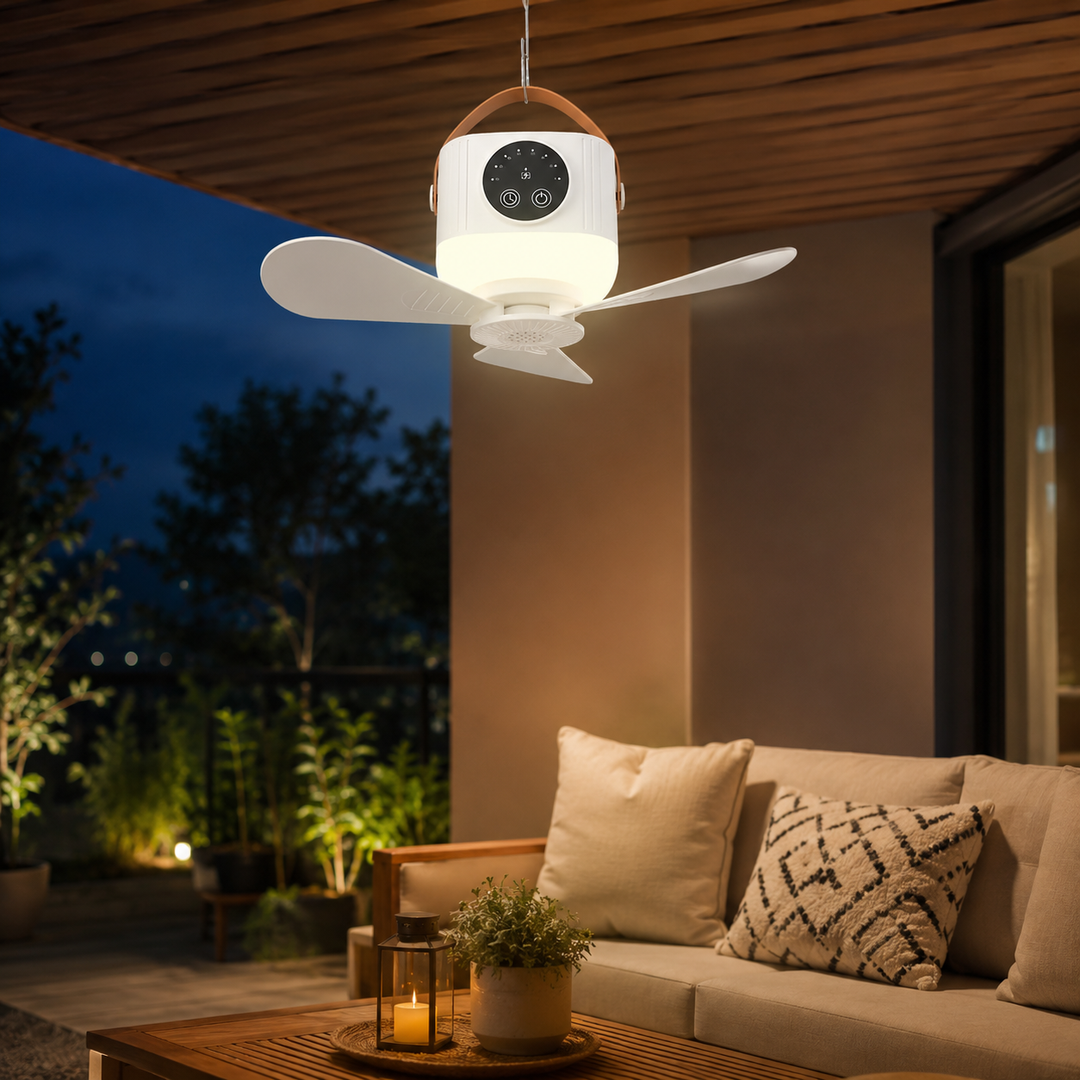 Wireless Portable Ceiling Fan Remote USB Rechargeable Tent Bedroom Camping