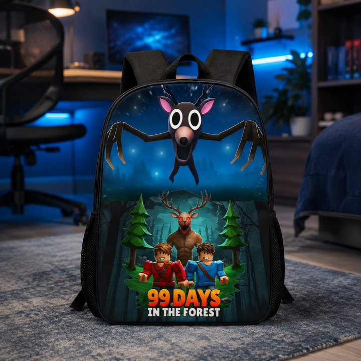 99 Nights in the Forest Kids School Backpack for Boys and Girls
