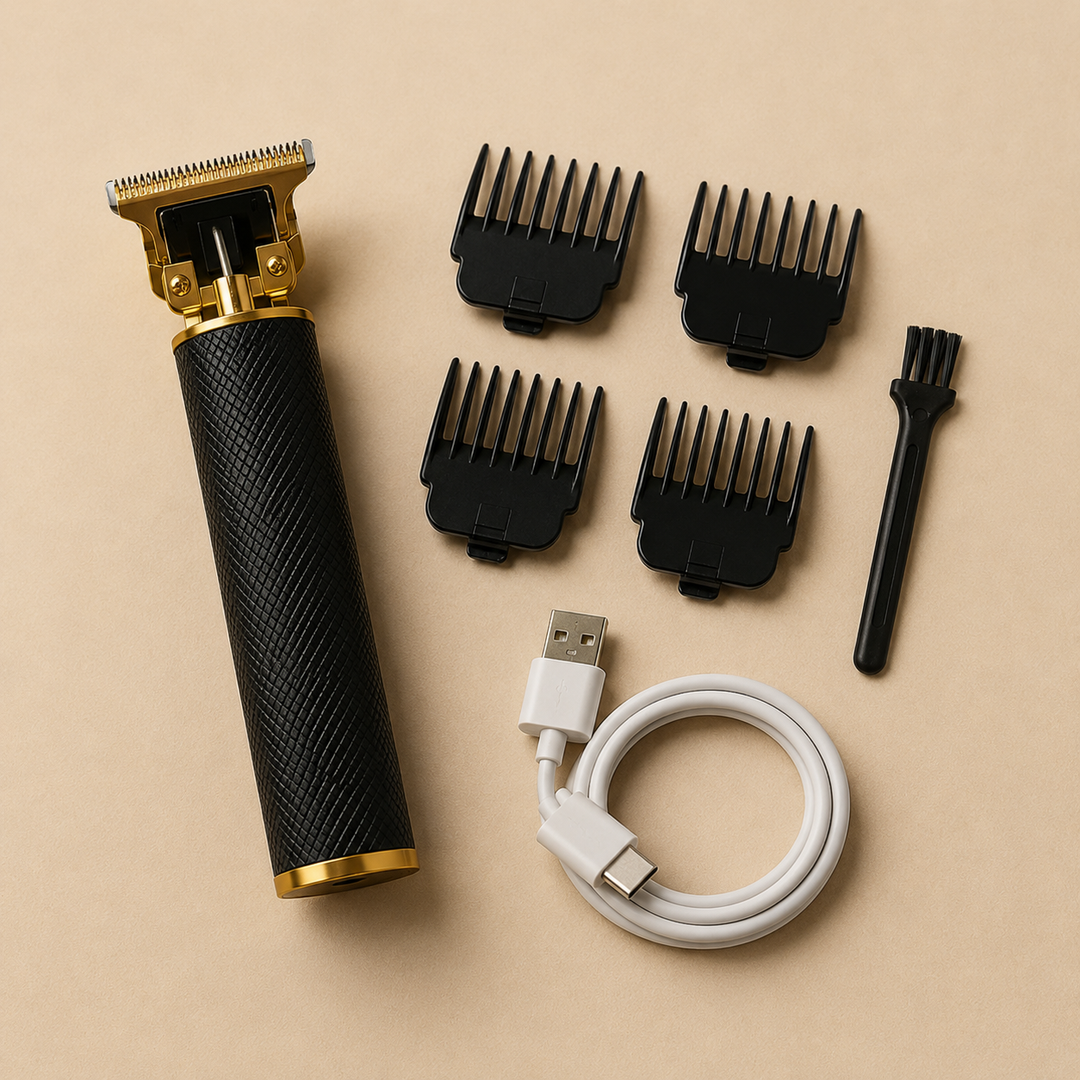 Hair Trimmer with Carbon Steel Blades