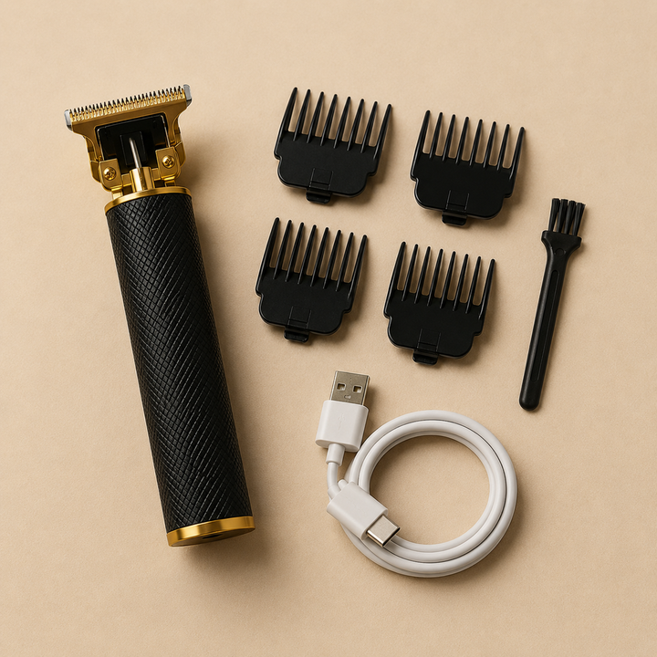 Hair Trimmer with Carbon Steel Blades
