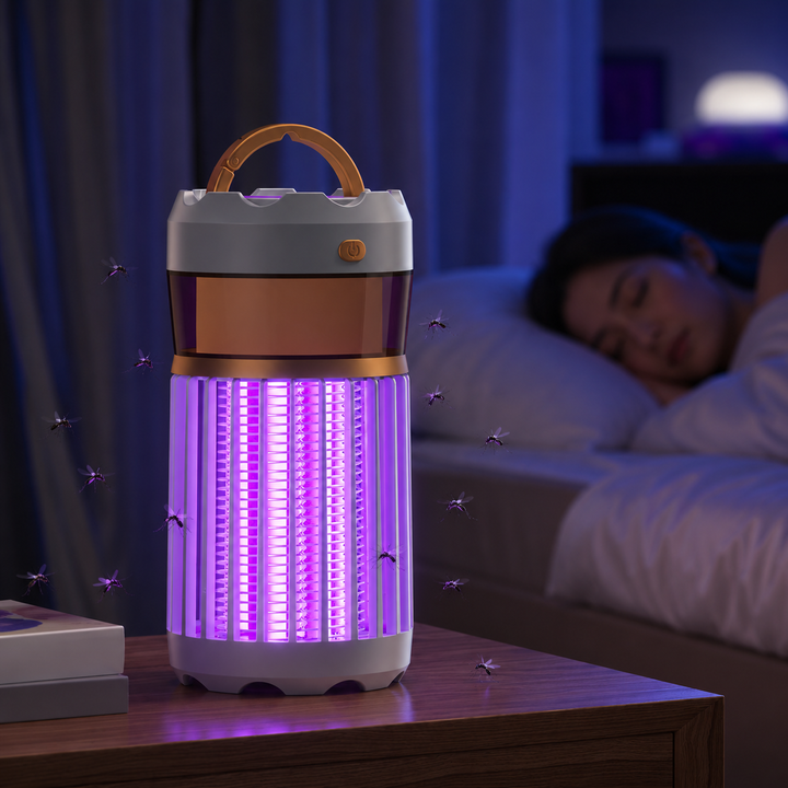Mosquito Repellent Lamp Insect Trap Camping Nightlight 3-in-1