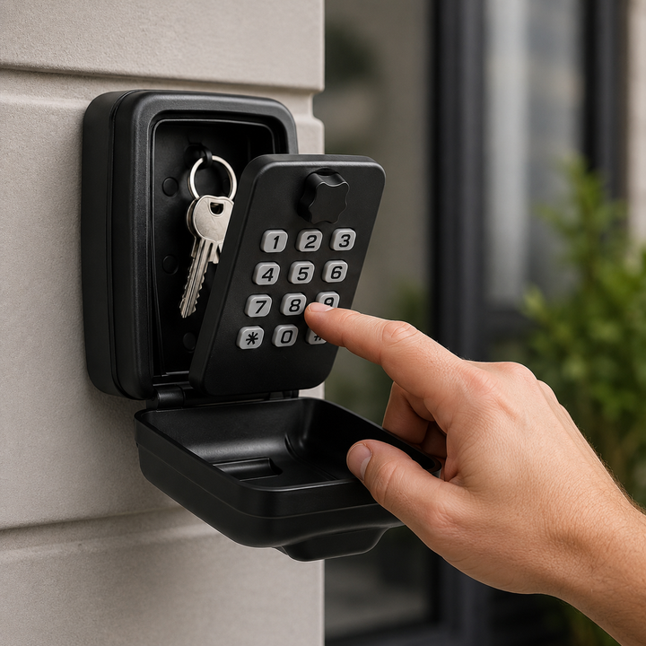 Key Safe Box Wall Mount Lock Box with Numeric Code