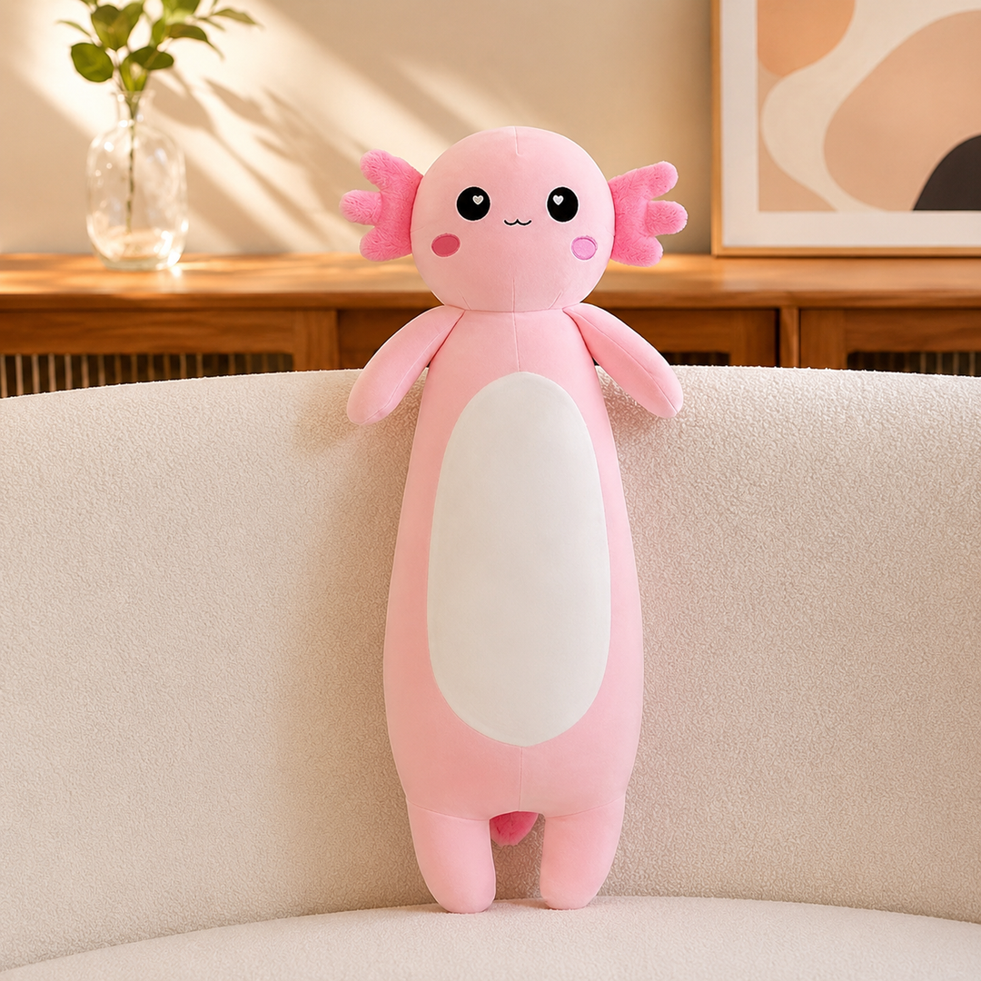 Heavyweight Axolotl Plush Salamander Throw Pillow Kids Gift