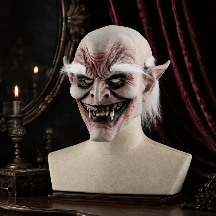 Old Demon Latex Mask Halloween Horror Costume Mask