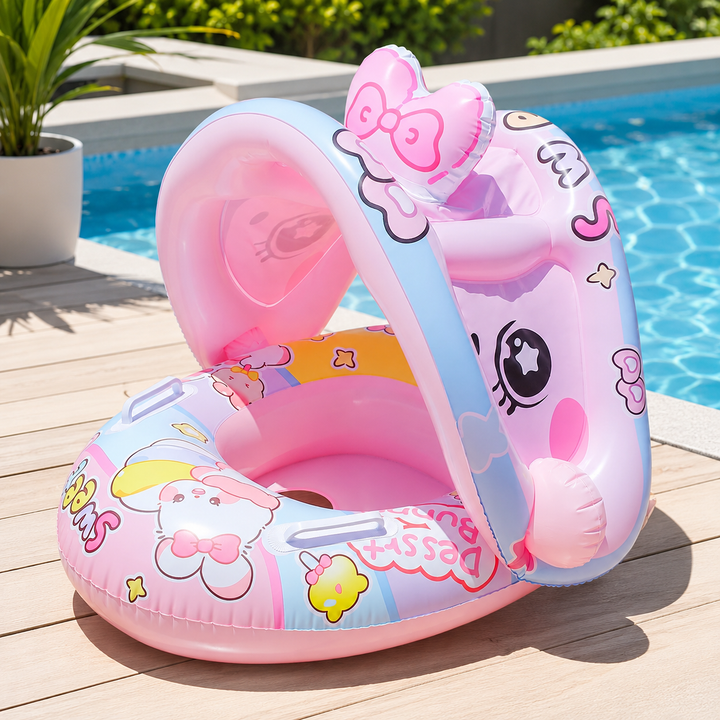 Rabbit Pool Float Summer Swim Ring Beach Kids Water Safety Pool Party