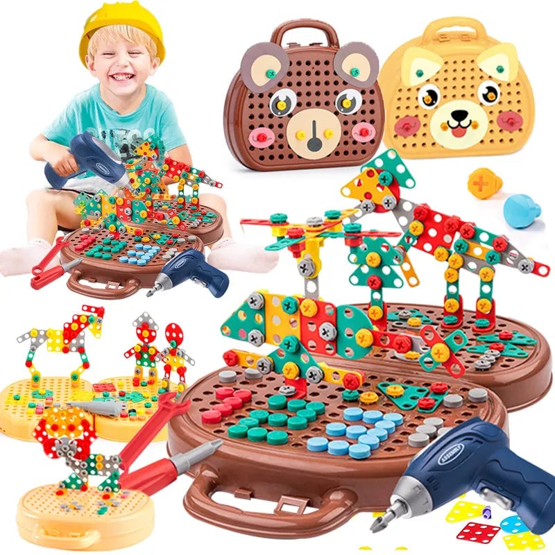 Montessori Toy Set Toolbox Educational Play Set