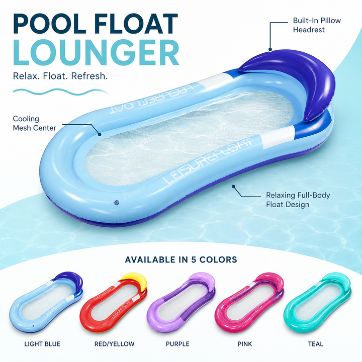 Avocado Pool Lounger Inflatable Float Mattress Beach Water Summer