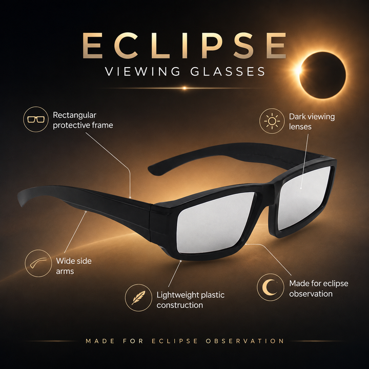 Solar Eclipse Sunglasses Sport Wraparound Eyewear for Safe Eclipse Watching