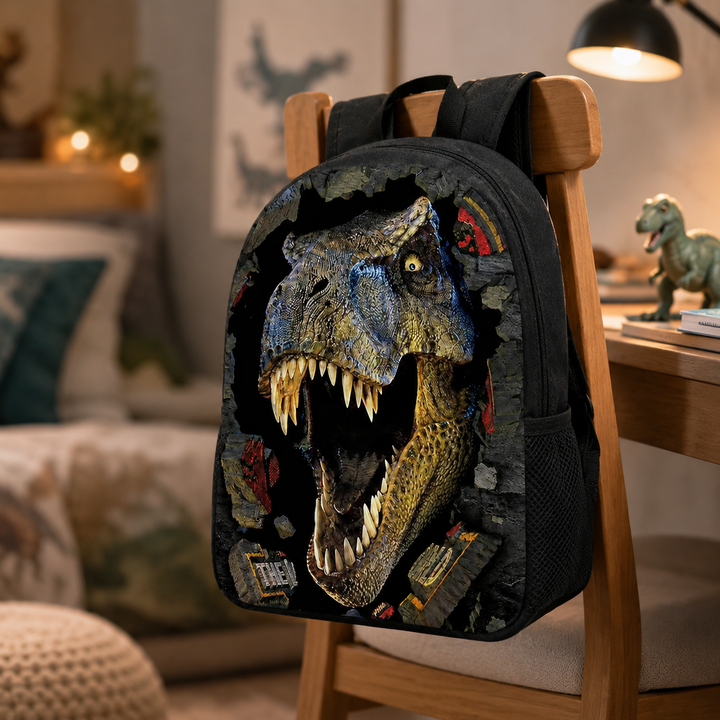 Preschool Dinosaur School Backpack Classic Kids Kindergarten 13 Inch Boys Girls