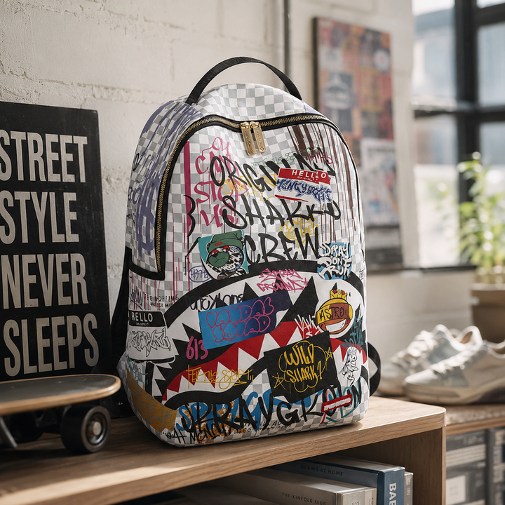 Glow-in-the-Dark Shark School Backpack for Boys and Girls