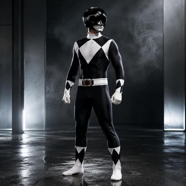 Power Rangers Bodysuit Costume with Helmet Halloween Costume
