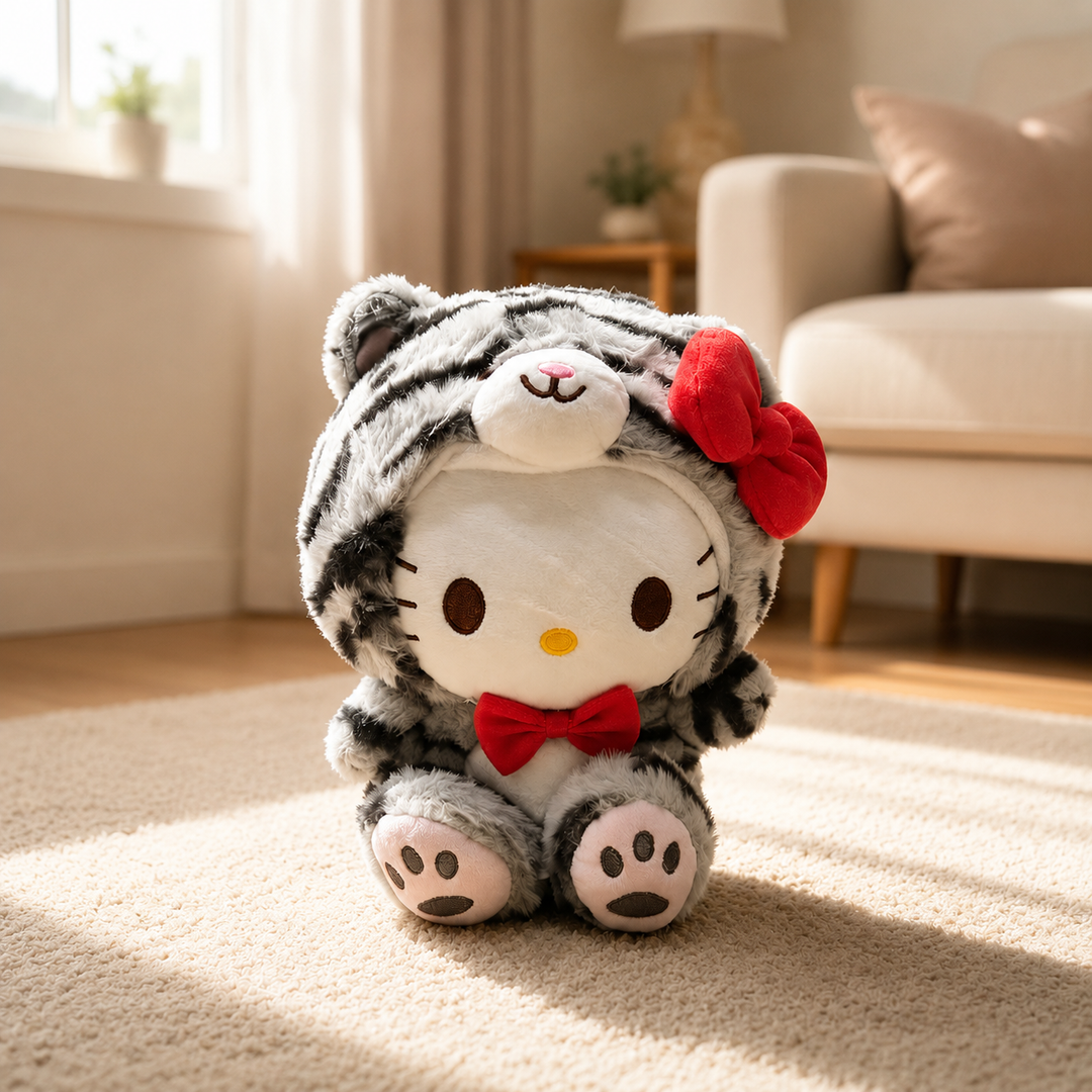 Cute Cartoon Plush Doll Set Kawaii Character Toys Kids Birthday Gift