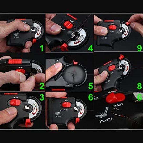 Electric Fishing Rod Reel Combo