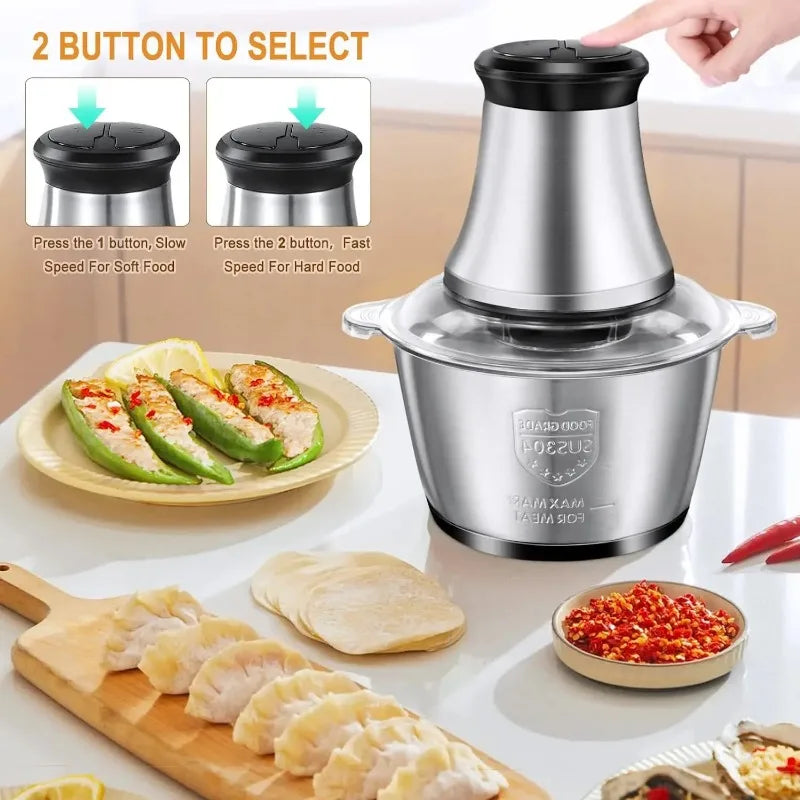 Electric Meat Vegetable Grinder Chopper 2L