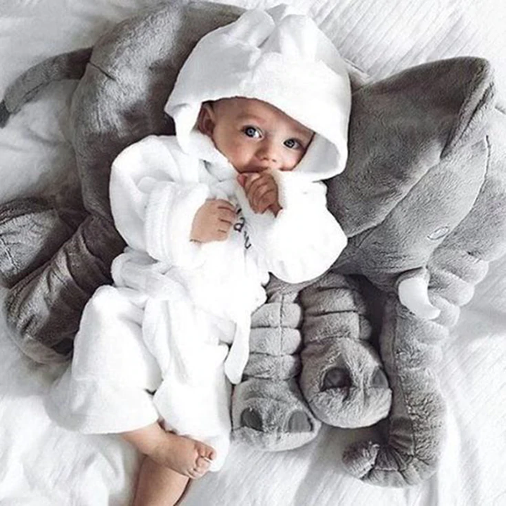 Elephant Baby Pillow Soft Cuddle Pillow