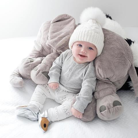 Elephant Baby Pillow Soft Cuddle Pillow