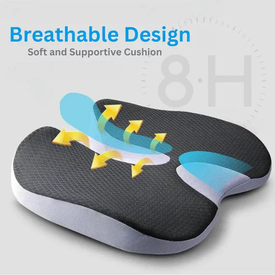 Memory Foam Car Seat Cushion Ergonomic Support