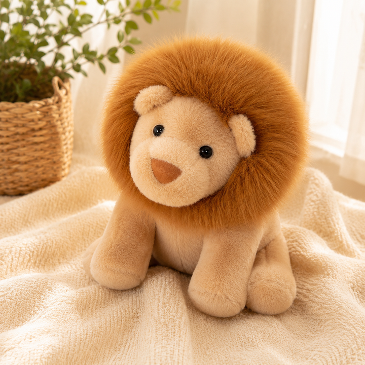 Soft Kawaii Lion Plush Toy Cartoon Stuffed Animal Kids Gift
