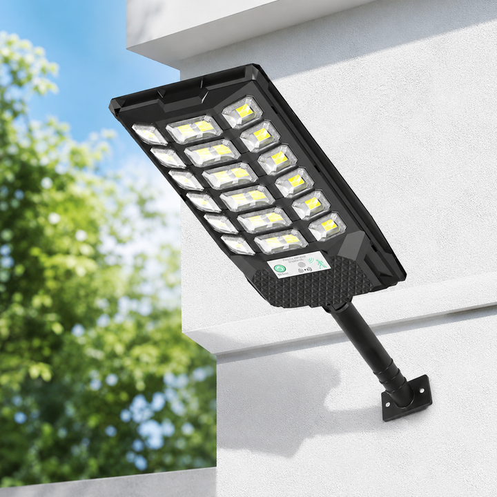Solar Street Light 2 Pack LED 1000000LM Dusk to Dawn Outdoor Commercial Area Lamp