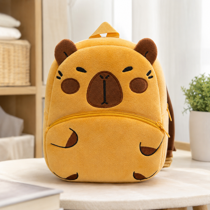 Kids Zoo Animal Plush School Backpack for Kindergarten