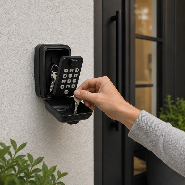 Key Safe Box Wall Mount Lock Box with Numeric Code