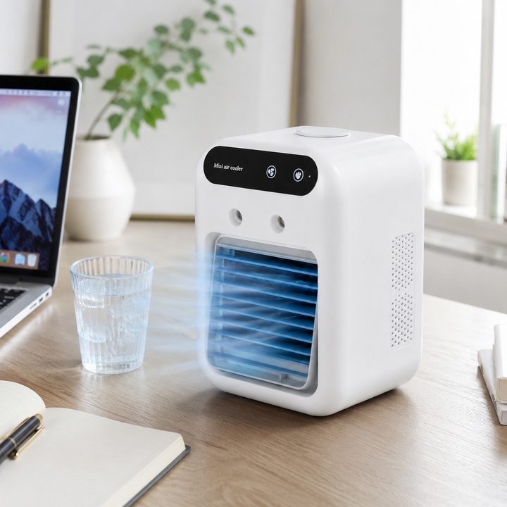 Mini Mute Air Conditioner Fan Humidifier Portable Desktop USB Home Office