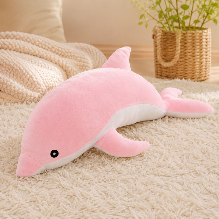 Lovely Dolphin Plush Toy Soft Stuffed Baby Pillow Kids Gift