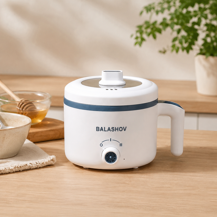 1.7L Electric Rice Cooker Multi-Function Non-Stick Pot Steamer Single Double Layer