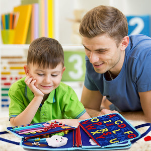 Montessori Busy Board Educational Toy Upgraded Edition