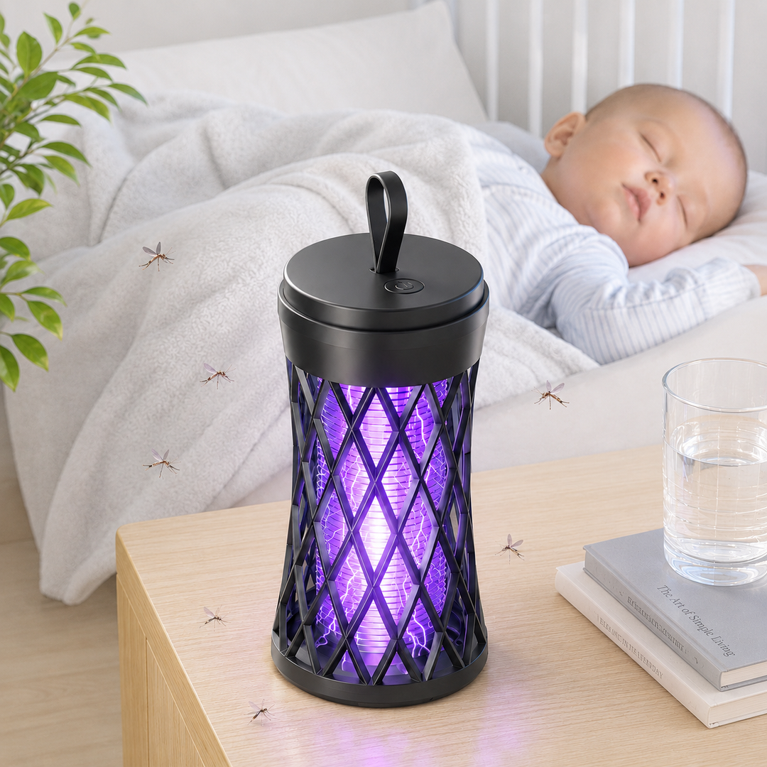 Electric Shock Mosquito Killer Lamp Outdoor LED Insect Trap Light