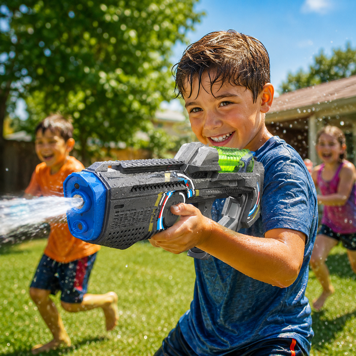 Electric Pulse Water Kids Toy Auto Burst Splash Outdoor Pool Summer Party