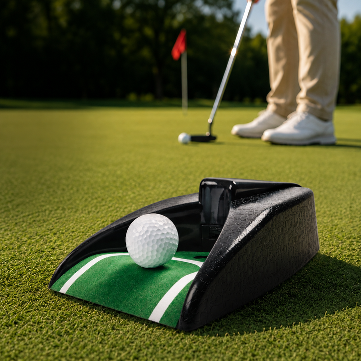 Automatic Golf Ball Returner Portable Putting Practice Device Indoor Home Trainer