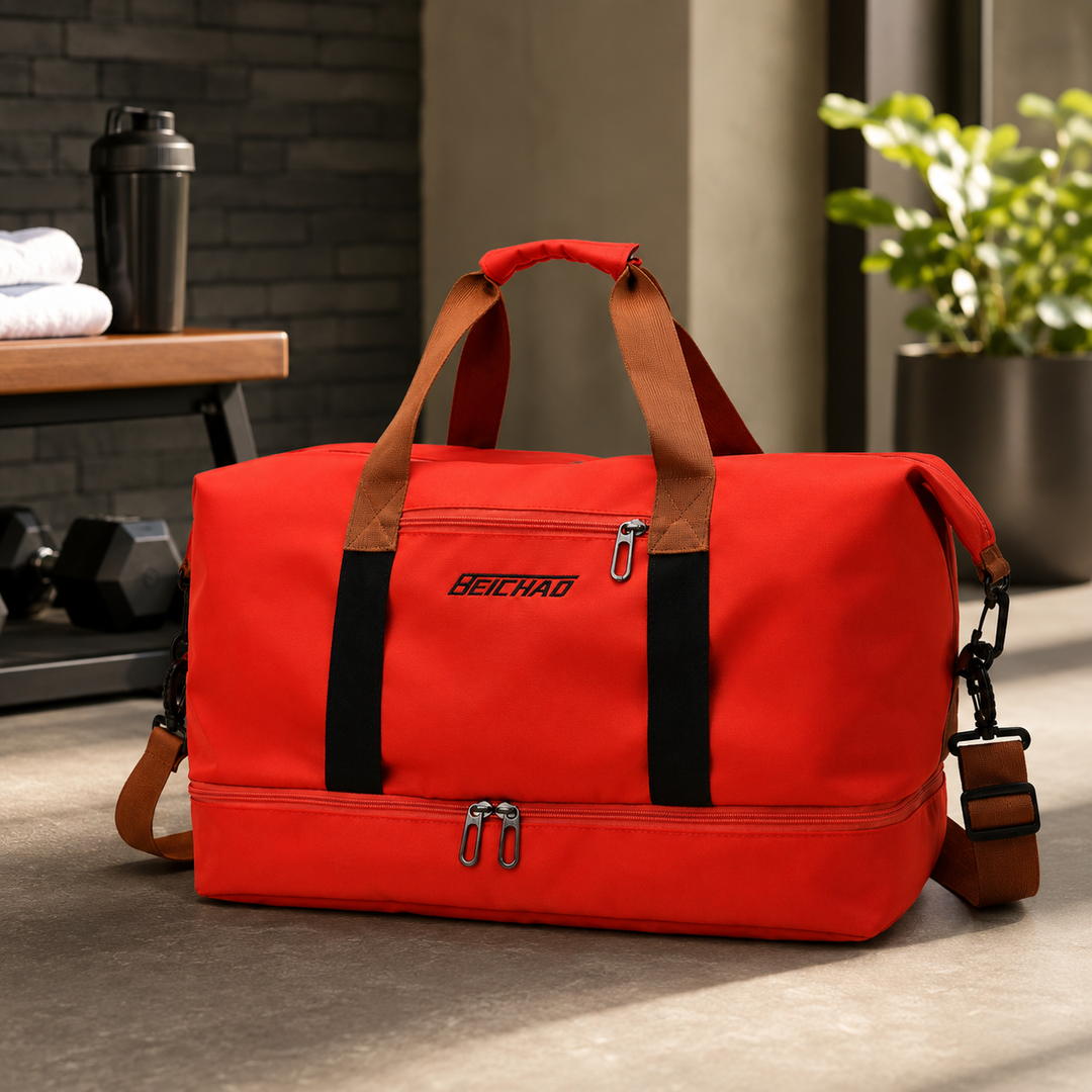 Sports Duffel Bag Water Resistant Travel Carry Bag