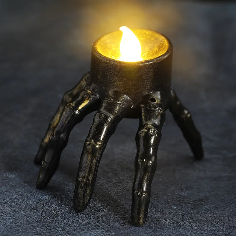 Flameless LED Tea Light Candles Halloween Decor