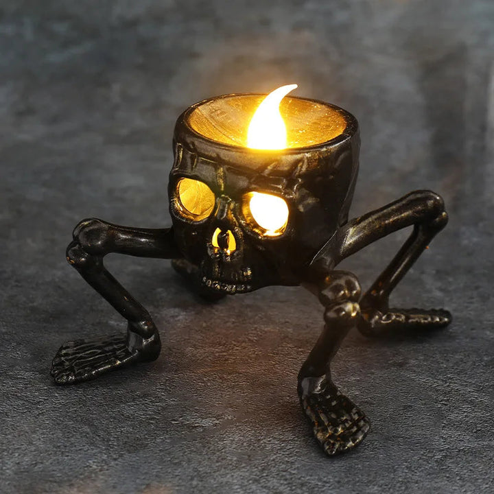Flameless LED Tea Light Candles Halloween Decor