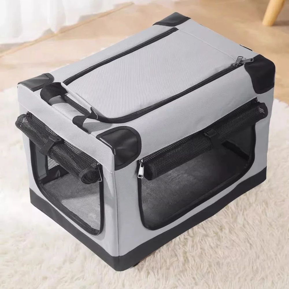 Folding Dog Crate Kennel Pet Carrier Portable