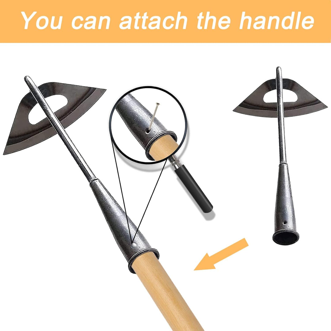 Garden Hoe Tool Set Weeding Tools Long Handle All-Steel