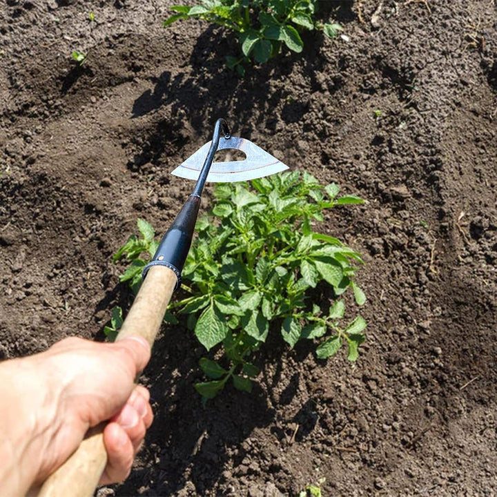 Garden Hoe Tool Set Weeding Tools Long Handle All-Steel