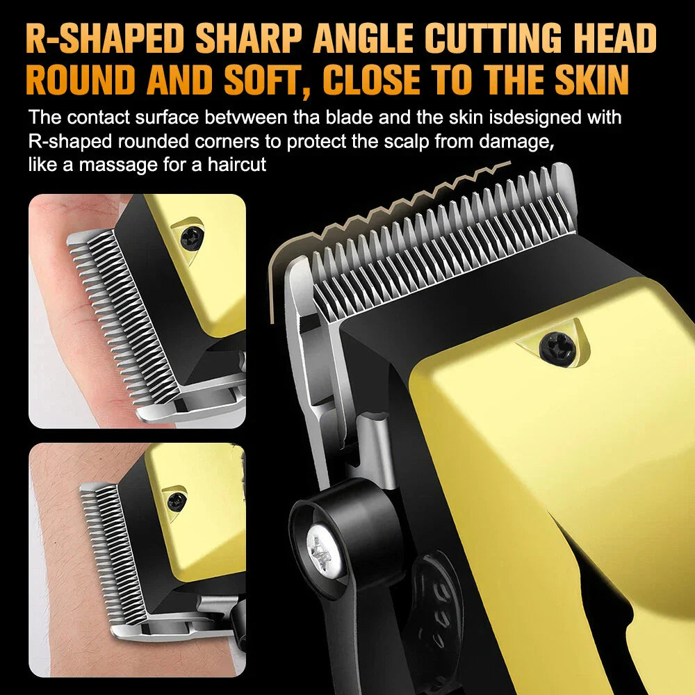 Cordless Hair Clipper Beard Trimmer Grooming Kit