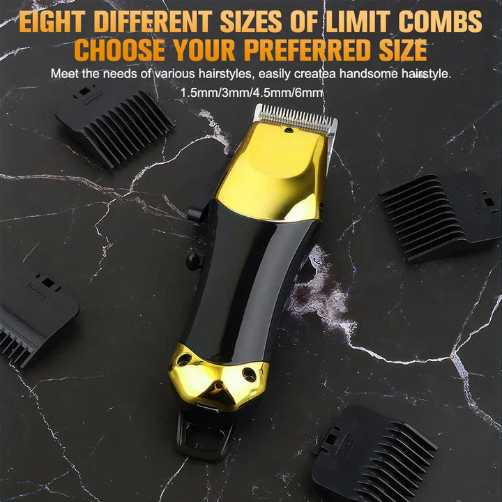 Cordless Hair Clipper Beard Trimmer Grooming Kit