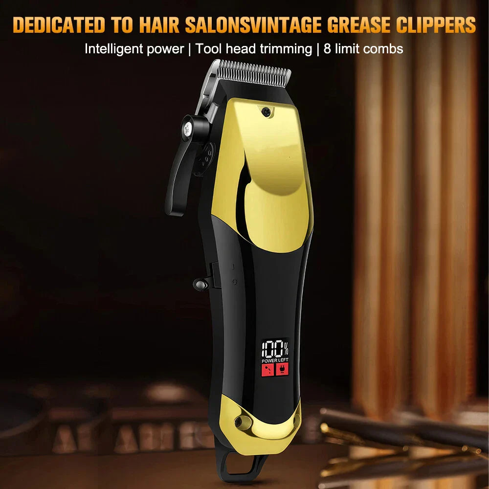 Cordless Hair Clipper Beard Trimmer Grooming Kit