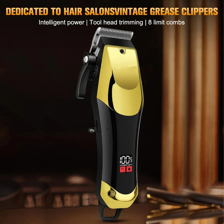 Cordless Hair Clipper Beard Trimmer Grooming Kit