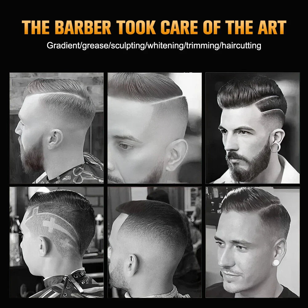 Cordless Hair Clipper Beard Trimmer Grooming Kit