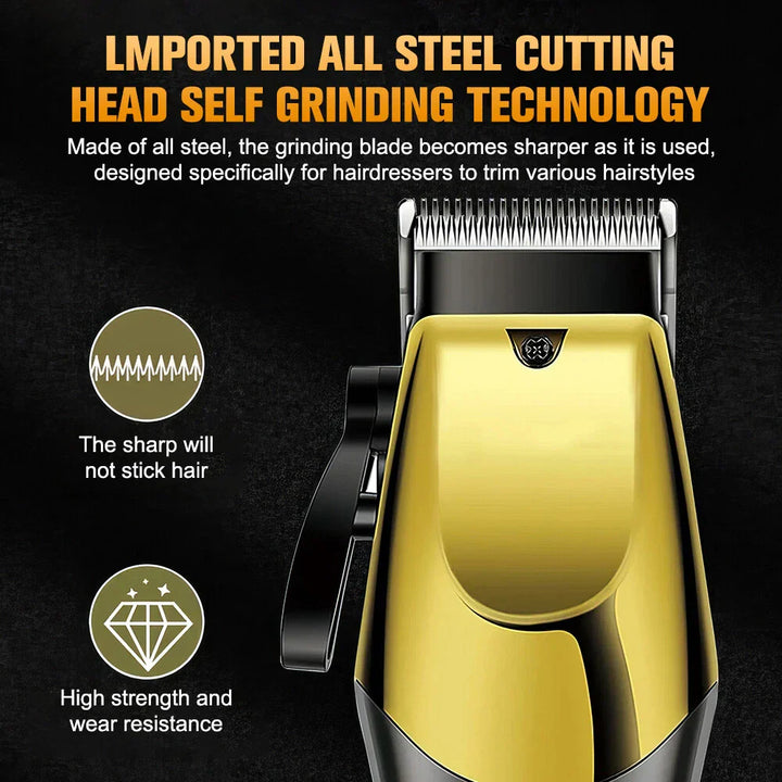 Cordless Hair Clipper Beard Trimmer Grooming Kit