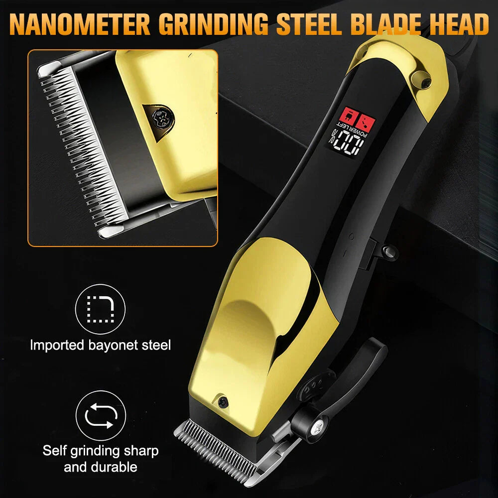 Cordless Hair Clipper Beard Trimmer Grooming Kit