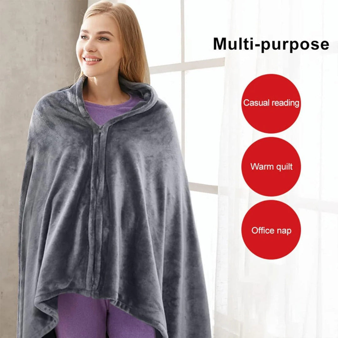 Electric Heated Shawl Blanket Wrap Portable