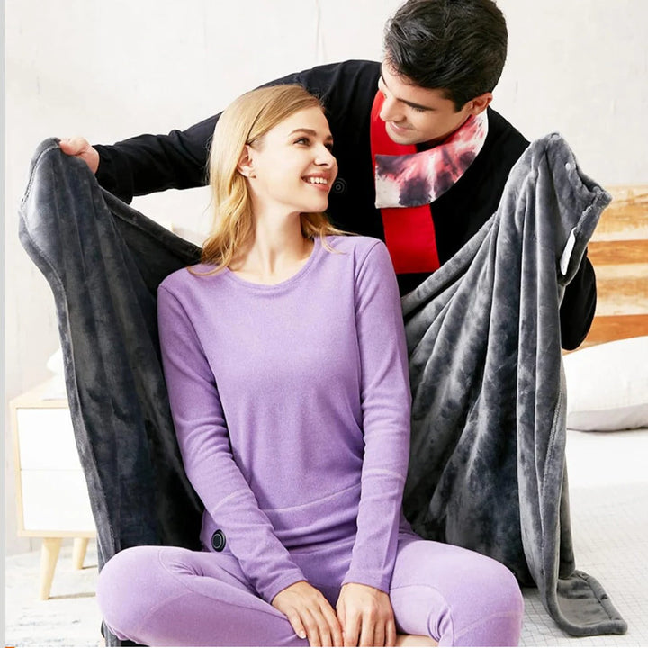Electric Heated Shawl Blanket Wrap Portable